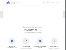 Tablet Screenshot of landryit.com